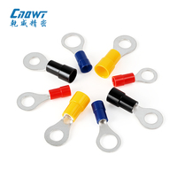 1.5mm 2.5mm 4mm 6mm 황동 구리 크림프 타입 절연 텅 터미널 커넥터 전기 케이블 링 터미널 러그