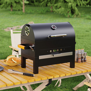 Portable Tabletop BBQ Grill Large Outdoor Charcoal Grill Multifunctional Windproof Camping Grill - Product Image 2