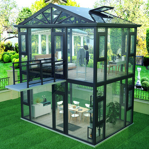 Véranda en verre feuilleté <span class=keywords><strong>sur</strong></span> <span class=keywords><strong>mesure</strong></span> <span class=keywords><strong>avec</strong></span> double vitrage Low-E, conception écoénergétique pour jardin d'hiver et salon - Product Image 6
