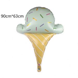 Ice Cream Theme Outdoor <b>Decoration</b> Event Ornament Snack Set Party Foil <b>Balloon</b> for Children - Product Image 3