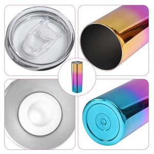 20Oz Tumbler Personalized Name Tumbler Electroplating Stainless Steel Travel Mug Deodorant Roll Water Bottle With Handle - Product Image 4