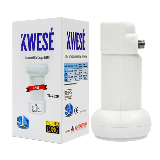 KWESE TG-2020 New Band Ku Bracket Lnb Holder Lnb Twin  Order with High Repurchase Rate Lnb Universal Ku Band 8 Outputs