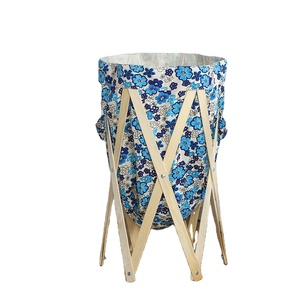 Vestiti scatola di immagazzinaggio organizzatore <span class=keywords><strong>bagno</strong></span> cestino di immagazzinaggio bin legno multifunzione cestino organizer lavanderia contenitore - Product Image 6