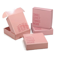 Boîte d'emballage pliable personnalisée pour gloss à lèvres, boîte postale en carton ondulé pour vêtements et cosmétiques, rechargeable