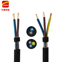 Câble flexible en caoutchouc multi-brins H07RN-F 2-5 conducteurs, robuste, gainé de caoutchouc, avec isolation en caoutchouc, câble étanche YC
