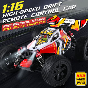 Voiture RC haute vitesse pour enfants 35 km/h 1/16 entièrement proportionnelle, jouet télécommandé longue portée 80 mètres, voiture tout-terrain rapide 4x4 - Product Image 2