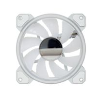 Ventilateur de refroidissement CPU à eau réglable en vitesse, arc-en-ciel coloré, LED 12025mm PWM, ventilateur de jeu pour ordinateur ARGB avec design miroir