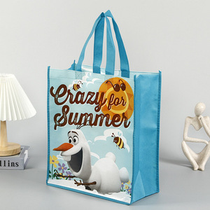 ถุงผ้าช็อปปิ้งทำจากผ้าไม่ทอพร้อมวัสดุ PP และ PE สำหรับจัดเก็บเสื้อผ้าขนาดกลางพิมพ์โลโก้ได้ตามต้องการ - Product Image 2