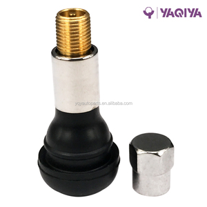 Valve de pneu sans chambre à air en caoutchouc à clipser pour voiture TR413, accessoire de valve de roue - Product Image 4