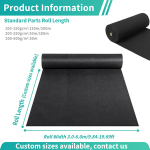 Tissu géotextile non tissé en PET à filament continu écologique 600g/m², garantie 5 ans <span class=keywords><strong>pour</strong></span> la remise en état des zones marines et les digues côtières - Product Image 3