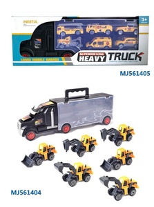 Camion <span class=keywords><strong>Giocattolo</strong></span> Mini da Costruzione con Frizione per Bambini, Veicolo in Metallo Pressofuso con Scatola Portaoggetti - Product Image 3