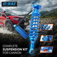 Amortisseurs à azote 4x4 robustes de 2,5 pouces à 3 canaux avec réservoir externe pour kit de rehausse de pick-up GWM Cannon Poer Great Wall Pao
