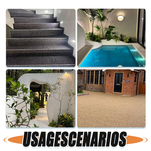 Revêtement de sol en gravier lié à la résine haute performance, peinture pour maison, sol <span class=keywords><strong>extérieur</strong></span>, résine, <span class=keywords><strong>pierre</strong></span> lavée pour <span class=keywords><strong>mur</strong></span> - Product Image 2