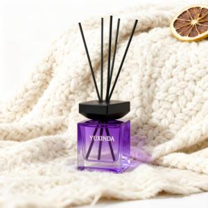 Deluxe Cao Cấp 100Ml Nâu Vuông Hương Thơm Reed Khuếch Tán Chai Thủy Tinh Với Bơm Phun Nắp Bơm Lại Frost Bề Mặt Stopper - Product Image 2