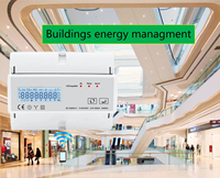 Medidor de Energía Trifásico con Pantalla LCD, WiFi Tuya, Multitarifa, para Riel DIN, 80A, Clase 1.0 de Precisión