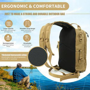 Lightweight PVC Fishing Rod <b>Storage</b> Shoulder Bag <b>Waterproof</b> <b>Outdoor</b> Fishing Equipment Backpack - Product Image 3