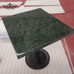 Mesa de Centro de Mármol <span class=keywords><strong>Verde</strong></span> <span class=keywords><strong>Guatemala</strong></span>, Piedra Natural de la India, Venta al por Mayor OEM/ODM, para Comedor - Product Image 6