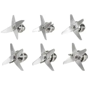 Wholesale bulk stock accessories stainless steel thickness 2mm 2020 replace spare parts 6 blade blender