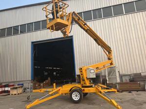 TUHE 8m 12m 14m 16m 18m مقطورة شاحنة محمولة رافعة ذراع رافعة سيارة مع CE/ISO - Product Image 3