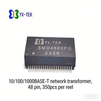 Transformateur LAN SMD 48 broches YX YX4803PG de qualité industrielle 10/100/1000BASE-T pour routeurs et commutateurs