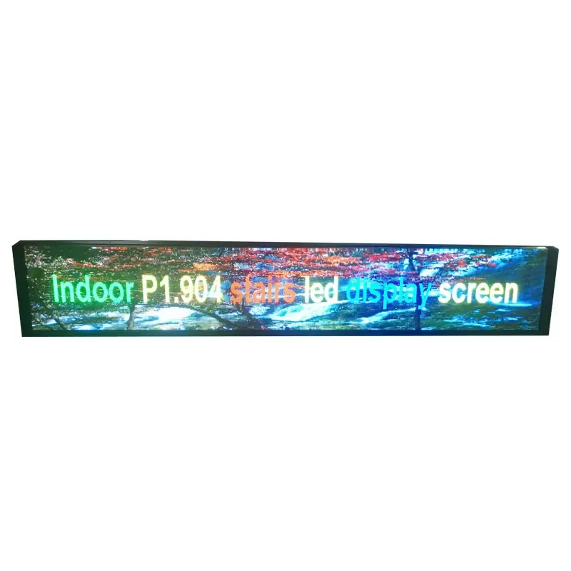 P1.904ในร่มสีจอแสดงผล LED บันไดในร่มขนาดเล็กระยะห่างบันไดหน้าจอสี P1.56P1.875P2P2.5
