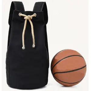 Mochila de lona à prova d'água, bolsa de viagem para esportes ao ar livre de basquete