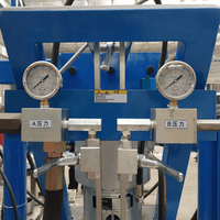Machine d'épandage de mastic à deux composants manuel pour verre à double vitrage