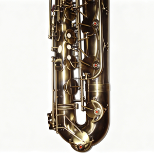 Saxofón Barítono de Bronce Antiguo de Alta Calidad Tide Music - Product Image 2