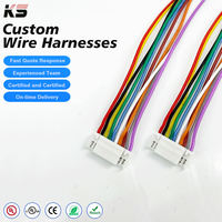 Konektor JST GH SH Kustom Pitch 1.25mm 2-10 Pin Perakitan Kabel Betina untuk Penggunaan PCB Otomotif & Peralatan Rumah Tangga Berperingkat IP66