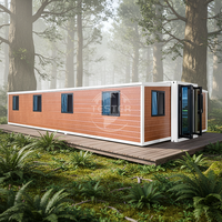 Résidence Modulaire Préfabriquée de Luxe à 2 Chambres, Extensible, en Conteneur, Haute Qualité, Options 20/40 Pieds, Utilisation Bureaux, Structure Acier