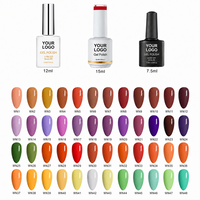 Kit de vernis gel à marque privée 120 couleurs, vente en gros, gel UV pour peinture d'ongles, vernis à ongles, fournisseur pour salons de manucure