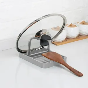 Portautensili da Cucina Multifunzionale con Vassoio di Drenaggio per Spatole e <span class=keywords><strong>Mestoli</strong></span>, Organizzatore da Piano di Lavoro - Product Image 3