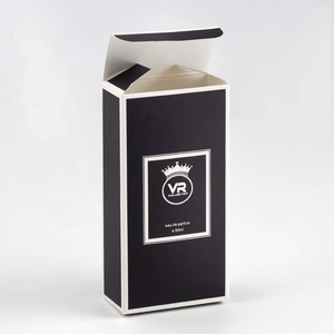 Caja de embalaje de cosméticos de papel de botella de aceite esencial de perfume en relieve de oro de lujo de diseño personalizado - Product Image 5