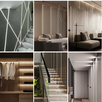 Profilés en aluminium LED personnalisés en forme de U pour plafond, 1m, 2m, 3m – Profilés en aluminium sur mesure pour bandes LED