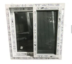 Máquinas janelas de pvc na turquia upvc janelas deslizantes com vidro vidro de vidro duplo