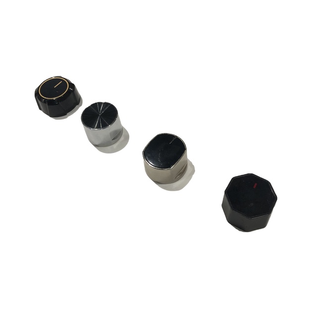 Black Metal Plastic Knob Gas Stove Spare Parts for Built-In Gas Hob Oven Cooktops LNG/NG Fuel 6 Month Warranty Zhongxi/OEM Brand