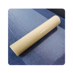 Пластиковый защитный рулон для ковров, прозрачная липкая задняя виниловая 2,5 MIL / 3 MIL PE стретч-пленка, выдувное формование из мягкого полиэтилена Haoen