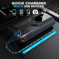Sumber Daya Darurat Daya Tinggi 12V 1500A 10000mAh Super Energy Quick Start Portable untuk Mobil Truk Motor Jump Starter