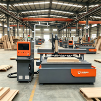 Sistema de Control de Sincronización Avanzado, Centro de Cambio de Herramientas de 10 Posiciones, Router CNC ATC Robusto para la Industria Moderna de la Publicidad y Creación de Letreros
