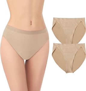 Culottes de danse pour filles - Sous-vêtements unitard taille mi-haute - Culottes de performance sans couture en spandex couleur chair pour enfants - Product Image 1