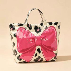 Bolsa de Compras de Tyvek Reutilizable, Resistente, Ligera, Duradera, Ecológica, con Lazo Colorido, Lavable, para Mujer, de Diseño, al por Mayor - Product Image 1