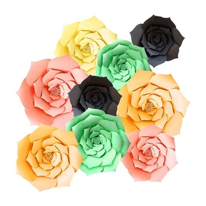 Nicro matrimonio all'ingrosso a buon mercato sfondo <span class=keywords><strong>artificiale</strong></span> decorazione fai da te <span class=keywords><strong>tessuto</strong></span> fatto a mano grande grande gigante carta da parati fiore articolo per feste - Product Image 2