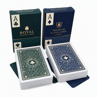 Jeu de cartes à jouer 100 % opaques, personnalisables en matière/taille/traitement de surface, conçues spécifiquement pour les jeux de casino