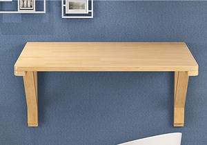 Flottant Fixé Au mur de Bureau Multi-usages En Bois Abattant Table À Manger pour Appartement Dortoir Café <span class=keywords><strong>Bar</strong></span> Cuisine - Product Image 3