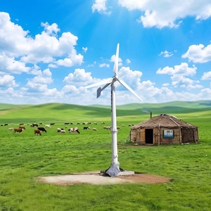 Générateur éolien vertical CE COMPLET 48V 5KW 3KW 2KW 1KW avec sortie 220V, application 10KW - Product Image 2