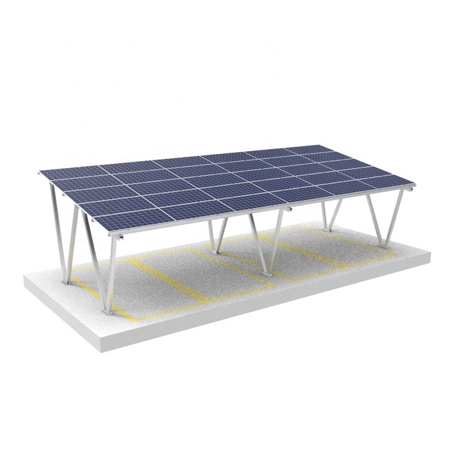 Customized Solution for Photovoltaic Panel Carport Solar Installation System Solar Carport Structure