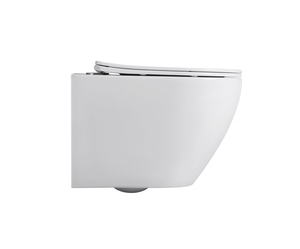 Europa Luxuruy Color negro mate CE sin montura Tornado al ras montado en la pared artículos sanitarios cerámica <span class=keywords><strong>Inodoro</strong></span> baño colgado en la pared - Product Image 3