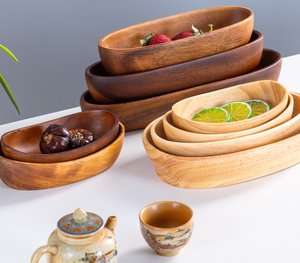 Ventes en gros de bols et plateaux en noix de coco, style américain personnalisé, écologiques, compatibles lave-vaisselle |   Boîtes à bijoux, plateaux à fruits, plateaux à serviettes, hôtel - Product Image 4