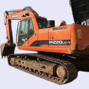 Excavadora Coreana de alto rendimiento, excavadora de orugas Doosan dh220 usada, maquinaria de excavadora de 22 toneladas, de China dh220lc, de China - Product Image 1
