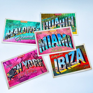 Cartes de visite carrées créatives personnalisées avec coins de forme <span class=keywords><strong>artistique</strong></span>, imprimées en offset sur <span class=keywords><strong>papier</strong></span> d'art, pelliculées pour studios de design - Product Image 2